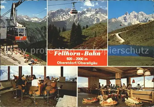 Oberstdorf Fellhorn Bahn Restaurant Bar Gastraum Kat. Oberstdorf