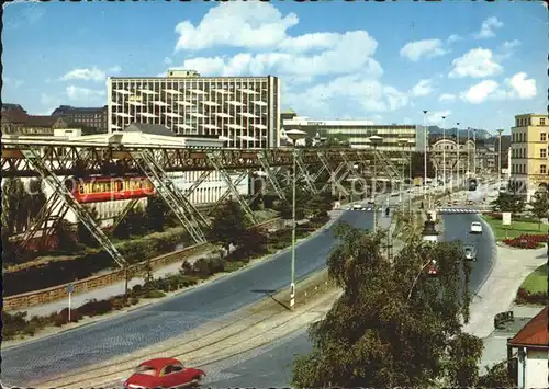 Wuppertal Friedrich Engels Allee Schwebebahn Kat. Wuppertal