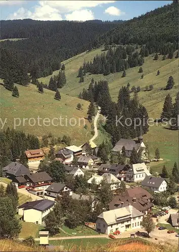 Muggenbrunn Ortsblick Kat. Todtnau