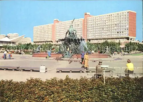 Berlin Neptunbrunnen und Rathauspassage Kat. Berlin