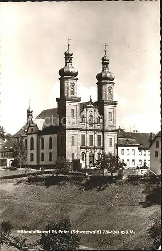 St Peter Schwarzwald Kloster Kirche Kat. St. Peter