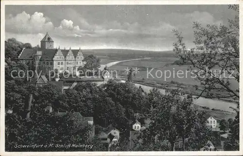 Schweinfurt Schloss Mainberg Main Kat. Schweinfurt