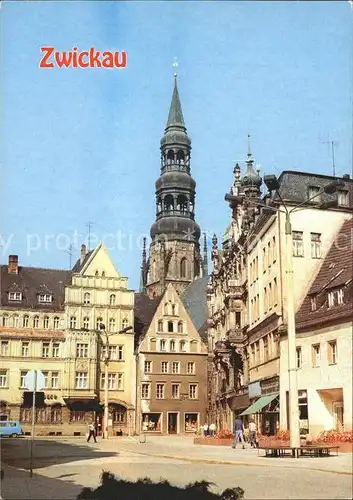 Zwickau Sachsen Hauptmarkt Dom St Marien Kat. Zwickau