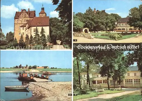 Pretzsch Elbe Eisenmoorbad Kinderheim ehem. Schloss Elbfaehre Kulturhaus Moorbad Kat. Bad Schmiedeberg