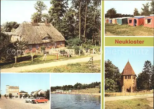 Neukloster Mecklenburg Fischerhaus Campingplatz Markt Am See Kat. Neukloster Mecklenburg