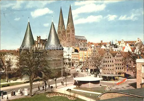 Luebeck Holstentor Sankt Marien Kat. Luebeck