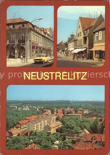 Neustrelitz Wilhelm Pieck Strasse Strelitzer Strasse Kat. Neustrelitz