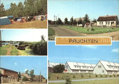 Pruchten Mecklenburg Vorpommern Campingplatz An der Barthe Gaststaette Zum Faehrmann  Kat. Pruchten