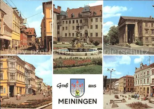 Meiningen Thueringen Georgstrasse Schloss Elisabethenburg Meininger Theater  Kat. Meiningen