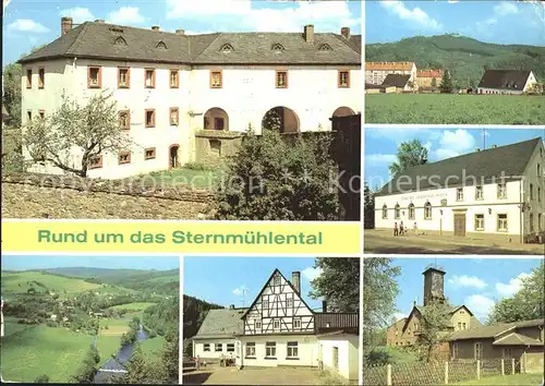 Karl Marx Stadt Schloss Torhaus Blick vom Kunnerstein  Kat. Chemnitz