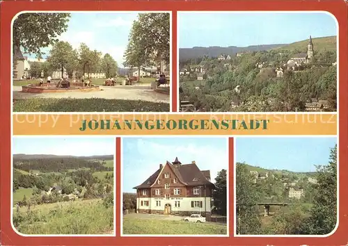 Johanngeorgenstadt Platz des Bergmanns Unterjugel Jugendherberge Ernst Schneller  Kat. Johanngeorgenstadt