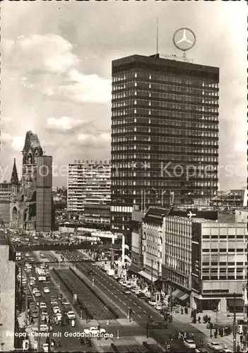 Berlin Europa Center Gedaechtniskirche  Kat. Berlin