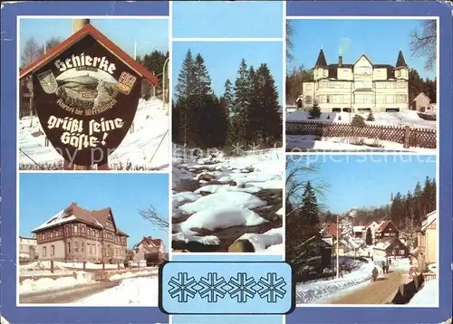 Schierke Harz Kalte Bode Ferienheim Brockenscheideck Rat der Gemeinde Kat. Schierke Brocken