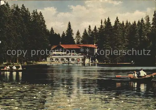 Arbersee Arberseehaus am Gr Arbersee Kat. Bayerisch Eisenstein