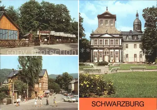 Schwarzburg Thueringer Wald Max Reimann Platz Kaisersaalgebaeude Kat. Schwarzburg