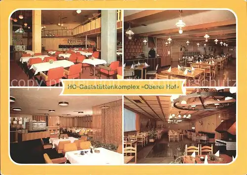 Oberhof Thueringen HO Gaststaettenkomplex Oberhof Tanzbar Joel Serb Bauernrestaurant Mokkabar Jaegerrestaurant Kat. Oberhof Thueringen