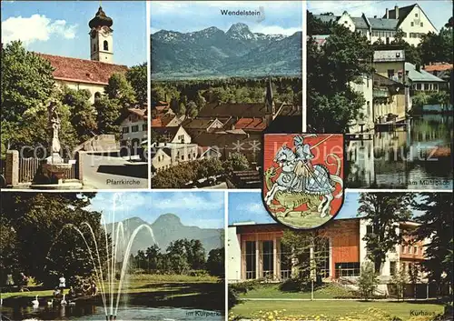 Bad Aibling Kurpark Pfarrkirche Muehlbach Wendelstein Kat. Bad Aibling