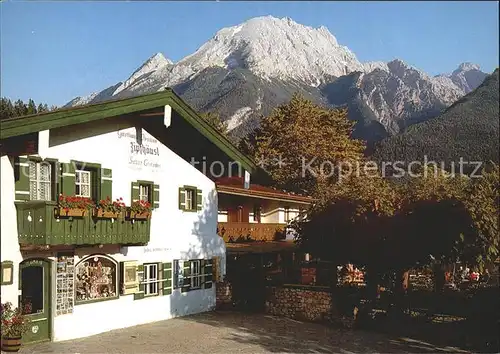 Ramsau Berchtesgaden Berggasthof und Pension Zipfhaeusl Kat. Ramsau b.Berchtesgaden