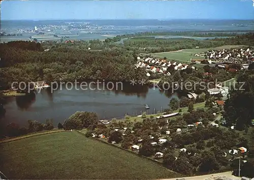 Buxheim Oberbayern Fliegeraufnahme Camping am See Kat. Buxheim