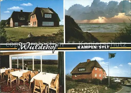 Kampen Sylt Wuldehof Pension Gaestehaus Kat. Kampen (Sylt)