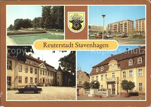 Stavenhagen Reuterstadt Schloss Fritz Reuter Literaturmuseum Waldbad Kat. Stavenhagen Reuterstadt