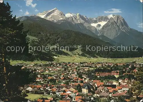 Garmisch Partenkirchen Alpspitze Zugspitze Kat. Garmisch Partenkirchen