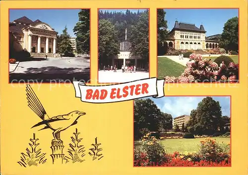 Elster Bad Kurtheater Marienquelle Kurhaus Sanatorium Bettenhaus Kat. Bad Elster