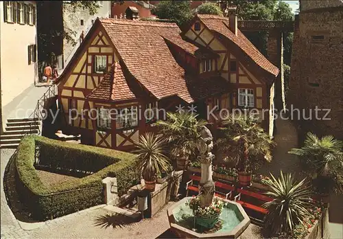 Meersburg Bodensee Baerenbrunnen Schlossmuehle Kat. Meersburg