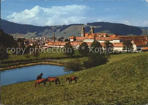 Einsiedeln SZ Kloster Kat. Einsiedeln