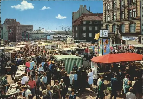 Hamburg Sankt Pauli Fischmarkt Kat. Hamburg