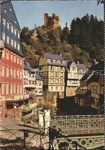 Monschau Rotes Haus und Haller Turm Kat. Monschau