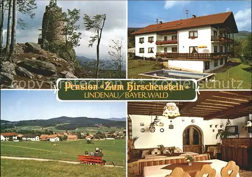 Lindenau Achslach Pension Zum Hirschenstein Kat. Achslach