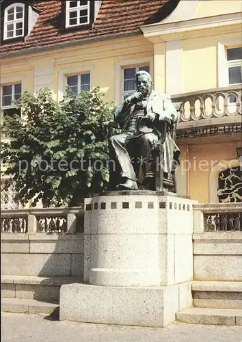 Stavenhagen Fritz Reuter Denkmal Kat. Stavenhagen Reuterstadt