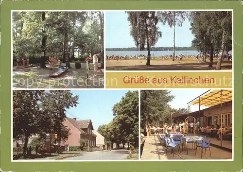 Kallinchen Minigolf Strandbad Teilansicht Kat. Zossen