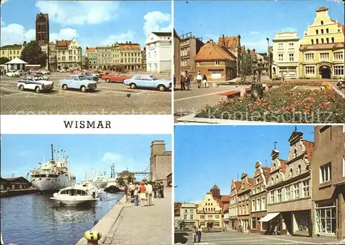 Wismar Strasburg Markt Kraemerstrasse Hafen  Kat. Uckerland