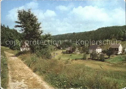 Rehefeld Zaunhaus Teilansicht Erholungsort Kat. Altenberg