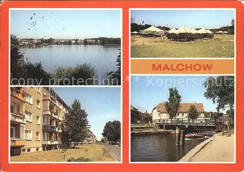 Malchow Lenz Zentrales Pionierlager Heckert Drehbr?cke Kat. Malchow Mecklenburg