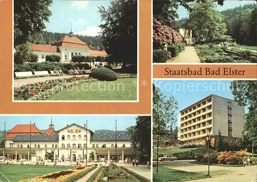 Bad Elster Badehaus Badecafe Klinik Herz  Kreislaufkrankheiten  Kat. Bad Elster