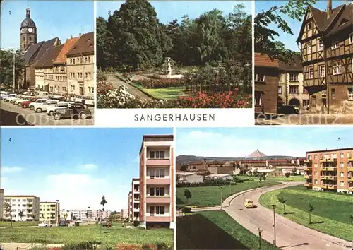 Sangerhausen Suedharz Markt Rosarium Kornmarkt  Kat. Sangerhausen