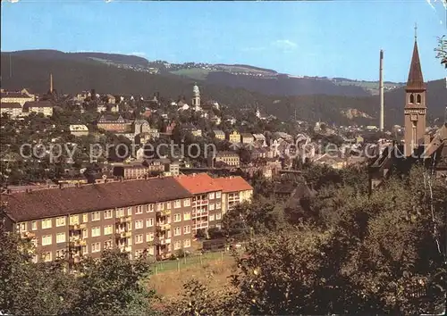 Aue Erzgebirge Ortsansicht  Kat. Aue