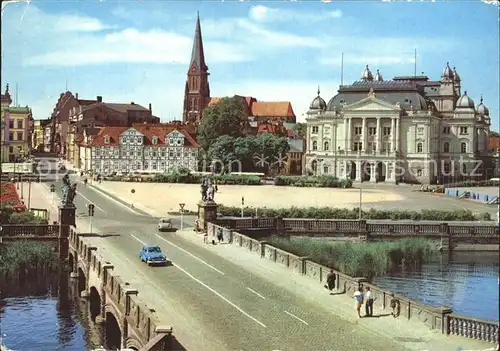 Schwerin Mecklenburg Dom Theater  Kat. Schwerin