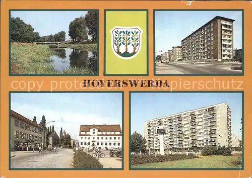 Hoyerswerda Elsterbruecke Rathaus Kat. Hoyerswerda