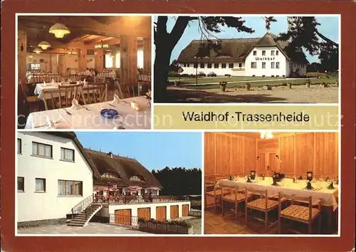 Trassenheide Usedom Waldhof Restaurant Kat. Trassenheide