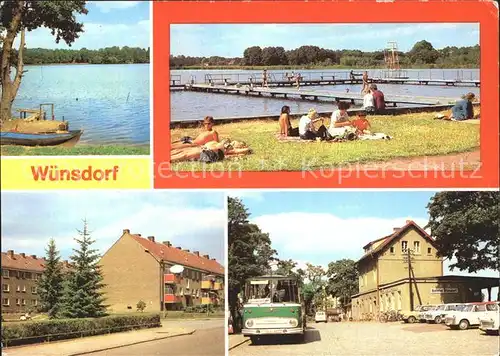 Wuensdorf Strand AWG Bahnhof Kat. Zossen