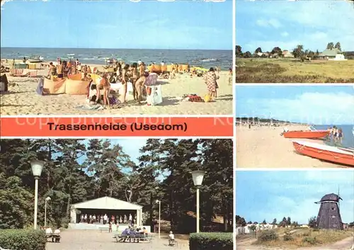 Trassenheide Usedom Strand Muehle Konzertplatz Kat. Trassenheide