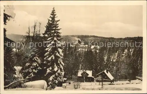 Schierke Harz Ortansicht Kat. Schierke Brocken