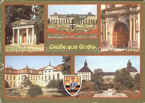 Gotha Thueringen Dorischer Tempel Orangerie Schloss Friedenstein Kat. Gotha