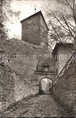 Ostheim Rhoen Burgrestaurant auf der Lichtenburg Kat. Ostheim v.d.Rhoen