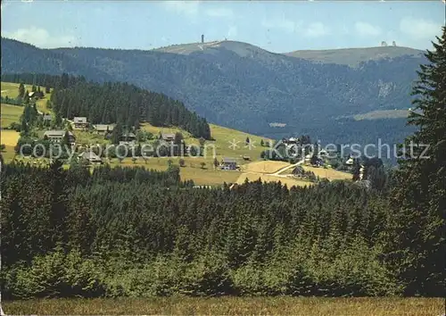 Baerental Feldberg Panorama Feldbergturm Kat. Feldberg (Schwarzwald)