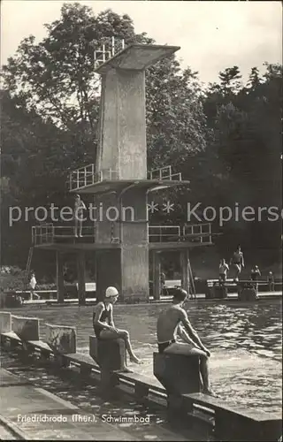 Friedrichroda Schwimmbad Kat. Friedrichroda